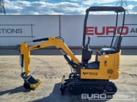 Unused 2025 JPC KV12 Micro Excavators For Auction: Leeds, UK – 30th April, 1st, 2nd & 3rd May 25 full