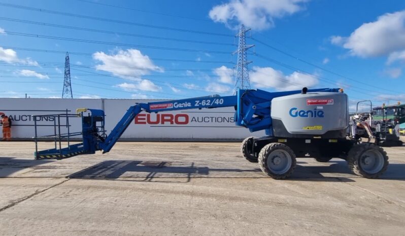 2018 Genie Z62/40 Manlifts For Auction: Leeds, UK – 30th April, 1st, 2nd & 3rd May 25 full