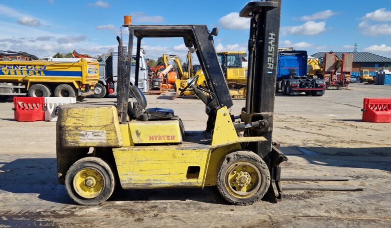 Hyster Diesel Forklift, 2 Stage Mast, Side Shift, Forks Forklifts For Auction: Leeds, UK – 30th April, 1st, 2nd & 3rd May 25 full