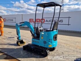 Unused 2025 JPC KV12 Micro Excavators For Auction: Leeds, UK – 30th April, 1st, 2nd & 3rd May 25 full