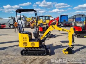 Unused 2025 JPC KV12 Micro Excavators For Auction: Leeds, UK – 30th April, 1st, 2nd & 3rd May 25 full