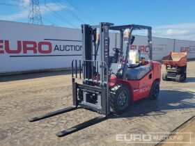 Unused 2025 HCHI CPCD30 Forklifts For Auction: Leeds, UK – 30th April, 1st, 2nd & 3rd May 25