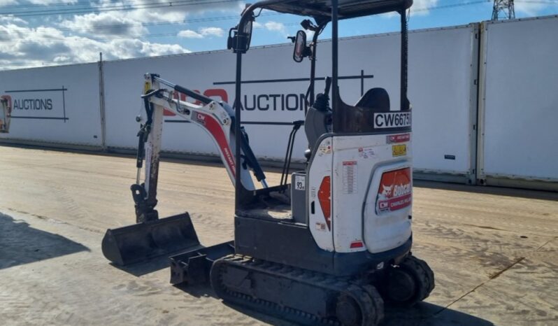 2021 Bobcat E17Z Mini Excavators For Auction: Leeds, UK – 30th April, 1st, 2nd & 3rd May 25 full