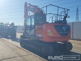 2020 Hitachi ZX130LCN-6 10 Ton+ Excavators For Auction: Leeds, UK – 30th April, 1st, 2nd & 3rd May 25 full