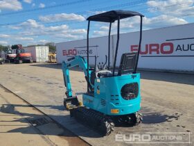 Unused 2024 JPC KV12 Micro Excavators For Auction: Leeds, UK – 30th April, 1st, 2nd & 3rd May 25 full