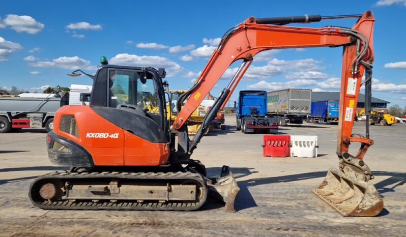 2019 Kubota KX080-4A 6 Ton+ Excavators For Auction: Leeds, UK – 30th April, 1st, 2nd & 3rd May 25 full