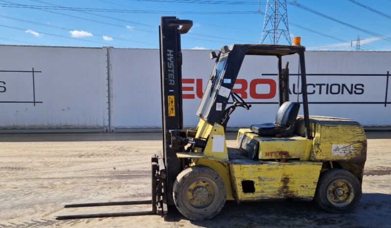 Hyster Diesel Forklift, 2 Stage Mast, Side Shift, Forks Forklifts For Auction: Leeds, UK – 30th April, 1st, 2nd & 3rd May 25 full