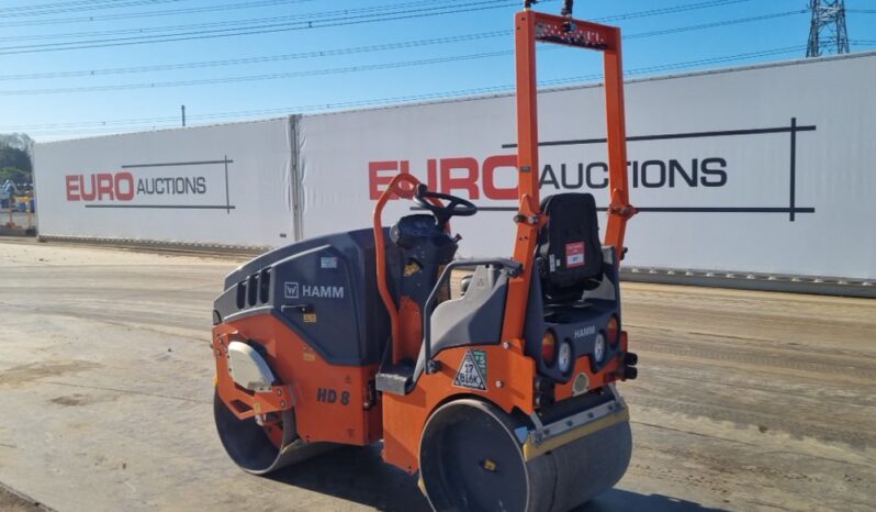 2024 Hamm HD8VV Rollers For Auction: Leeds, UK – 30th April, 1st, 2nd & 3rd May 25 full