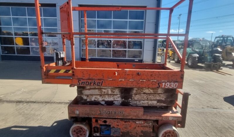 Snorkel S1930 Manlifts For Auction: Leeds, UK – 30th April, 1st, 2nd & 3rd May 25 full