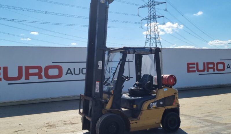 2017 CAT GP30NT Forklifts For Auction: Leeds, UK – 30th April, 1st, 2nd & 3rd May 25