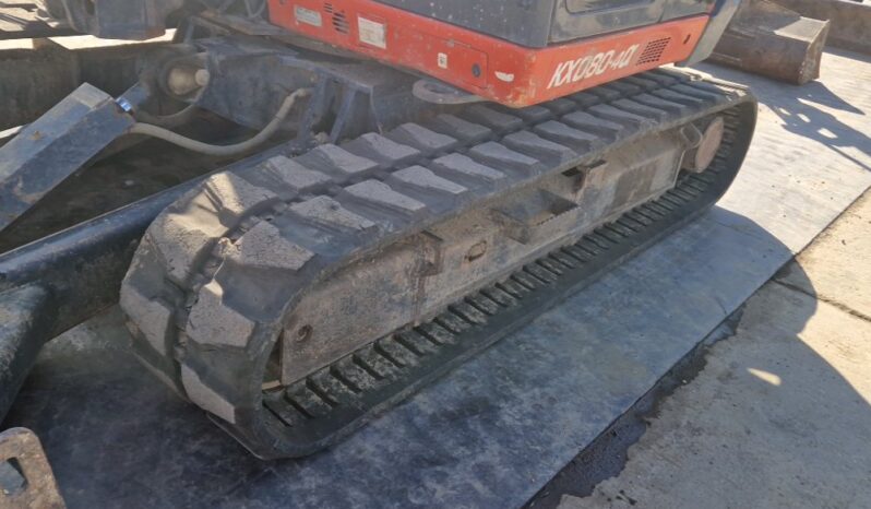 2019 Kubota KX080-4A 6 Ton+ Excavators For Auction: Leeds, UK – 30th April, 1st, 2nd & 3rd May 25 full