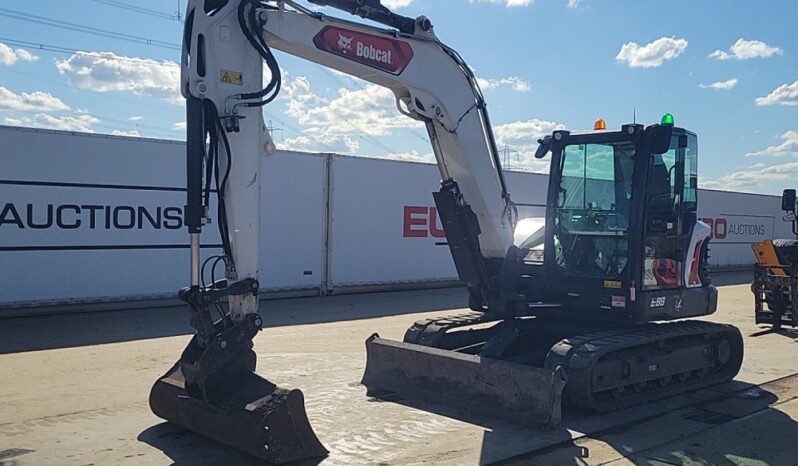 2022 Bobcat E88 6 Ton+ Excavators For Auction: Leeds, UK – 30th April, 1st, 2nd & 3rd May 25