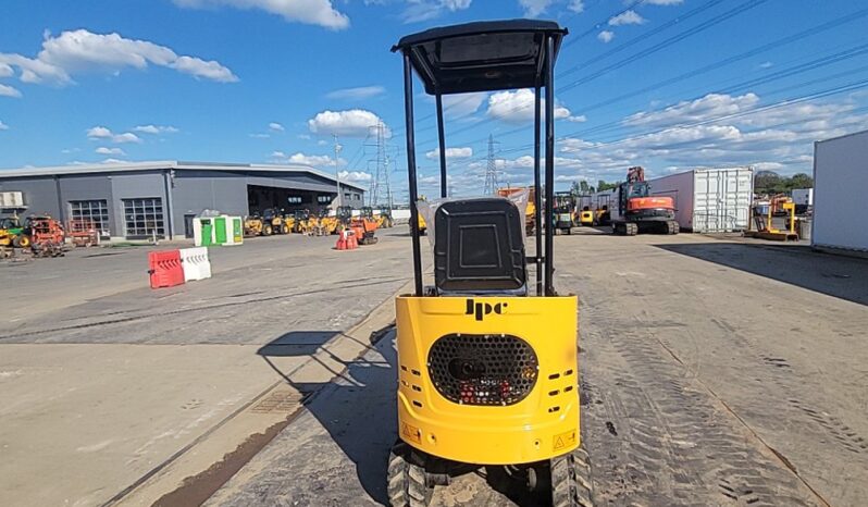 Unused 2024 JPC KV12 Micro Excavators For Auction: Leeds, UK – 30th April, 1st, 2nd & 3rd May 25 full