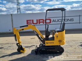 Unused 2025 JPC KV12 Micro Excavators For Auction: Leeds, UK – 30th April, 1st, 2nd & 3rd May 25 full
