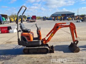 Kubota K008-3 Micro Excavators For Auction: Leeds, UK – 30th April, 1st, 2nd & 3rd May 25 full