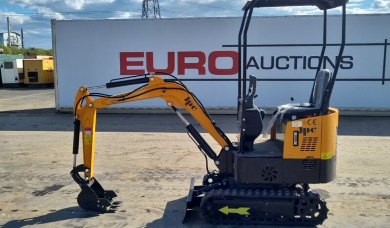 Unused 2024 JPC HT12 Micro Excavators For Auction: Leeds, UK – 30th April, 1st, 2nd & 3rd May 25 full