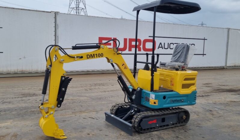 Unused 2024 DigMaster DM100 Micro Excavators For Auction: Leeds, UK – 30th April, 1st, 2nd & 3rd May 25