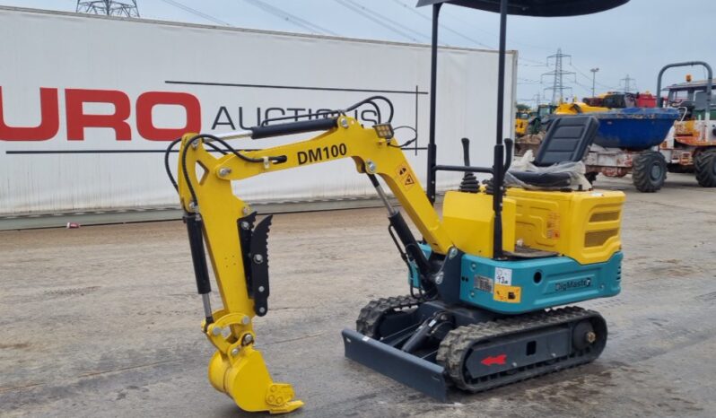 Unused 2024 DigMaster DM100 Micro Excavators For Auction: Leeds, UK – 30th April, 1st, 2nd & 3rd May 25