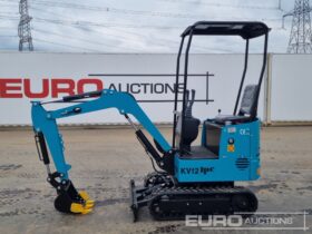 Unused 2024 JPC KV12 Micro Excavators For Auction: Leeds, UK – 30th April, 1st, 2nd & 3rd May 25 full