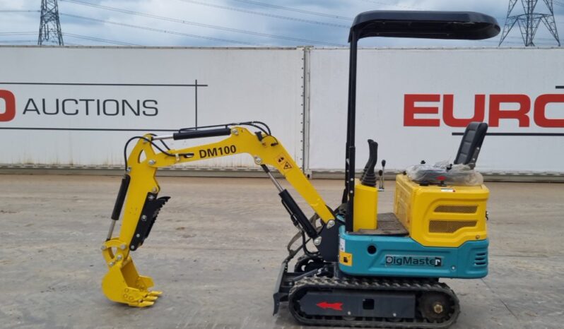 Unused 2024 DigMaster DM100 Micro Excavators For Auction: Leeds, UK – 30th April, 1st, 2nd & 3rd May 25 full