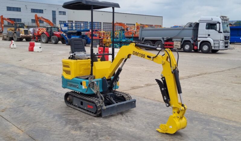 Unused 2024 DigMaster DM100 Micro Excavators For Auction: Leeds, UK – 30th April, 1st, 2nd & 3rd May 25 full