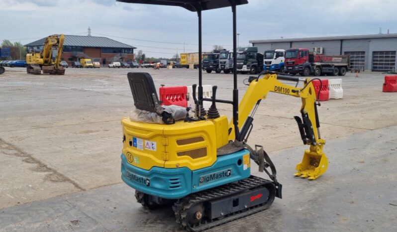 Unused 2024 DigMaster DM100 Micro Excavators For Auction: Leeds, UK – 30th April, 1st, 2nd & 3rd May 25 full