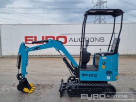 Unused 2025 JPC KV12 Micro Excavators For Auction: Leeds, UK – 30th April, 1st, 2nd & 3rd May 25 full
