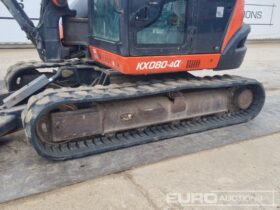 2018 Kubota KX080-4A 6 Ton+ Excavators For Auction: Leeds, UK – 30th April, 1st, 2nd & 3rd May 25 full