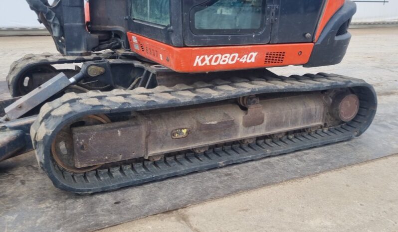 2018 Kubota KX080-4A 6 Ton+ Excavators For Auction: Leeds, UK – 30th April, 1st, 2nd & 3rd May 25 full