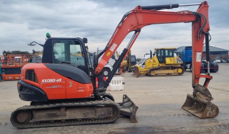 2018 Kubota KX080-4A 6 Ton+ Excavators For Auction: Leeds, UK – 30th April, 1st, 2nd & 3rd May 25 full