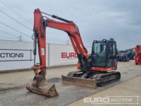 2018 Kubota KX080-4A 6 Ton+ Excavators For Auction: Leeds, UK – 30th April, 1st, 2nd & 3rd May 25