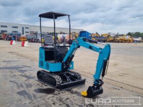 Unused 2024 JPC KV12 Micro Excavators For Auction: Leeds, UK – 30th April, 1st, 2nd & 3rd May 25 full