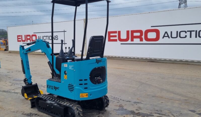 Unused 2024 JPC KV12 Micro Excavators For Auction: Leeds, UK – 30th April, 1st, 2nd & 3rd May 25 full