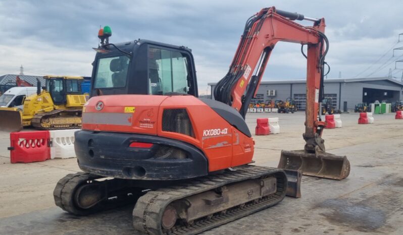 2018 Kubota KX080-4A 6 Ton+ Excavators For Auction: Leeds, UK – 30th April, 1st, 2nd & 3rd May 25 full