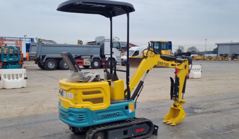 Unused 2024 DigMaster DM100 Micro Excavators For Auction: Leeds, UK – 30th April, 1st, 2nd & 3rd May 25 full