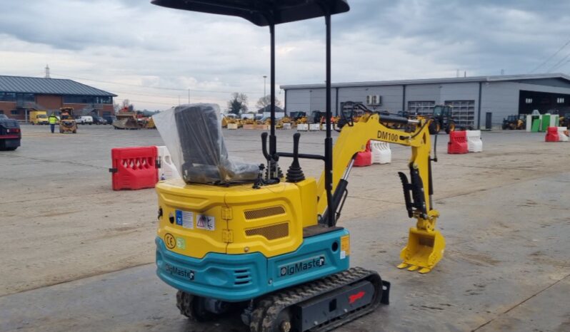 Unused 2024 DigMaster DM100 Micro Excavators For Auction: Leeds, UK – 30th April, 1st, 2nd & 3rd May 25 full
