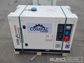 Unused 2024 Compal Power VG-R110 Generators For Auction: Leeds, UK – 30th April, 1st, 2nd & 3rd May 25 full