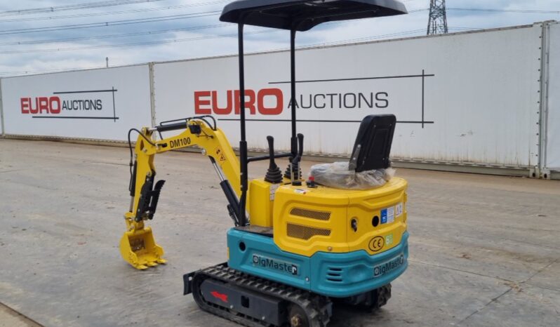Unused 2024 DigMaster DM100 Micro Excavators For Auction: Leeds, UK – 30th April, 1st, 2nd & 3rd May 25 full