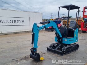 Unused 2025 JPC KV12 Micro Excavators For Auction: Leeds, UK – 30th April, 1st, 2nd & 3rd May 25