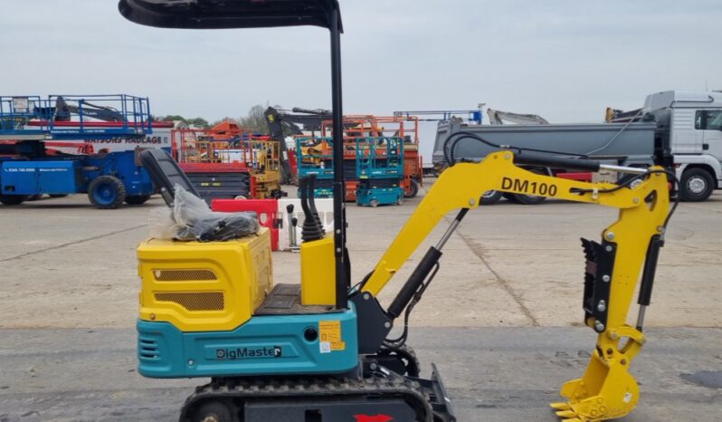 Unused 2024 DigMaster DM100 Micro Excavators For Auction: Leeds, UK – 30th April, 1st, 2nd & 3rd May 25 full