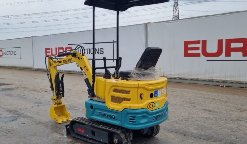 Unused 2024 DigMaster DM100 Micro Excavators For Auction: Leeds, UK – 30th April, 1st, 2nd & 3rd May 25 full