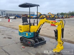 Unused 2024 DigMaster DM100 Micro Excavators For Auction: Leeds, UK – 30th April, 1st, 2nd & 3rd May 25 full