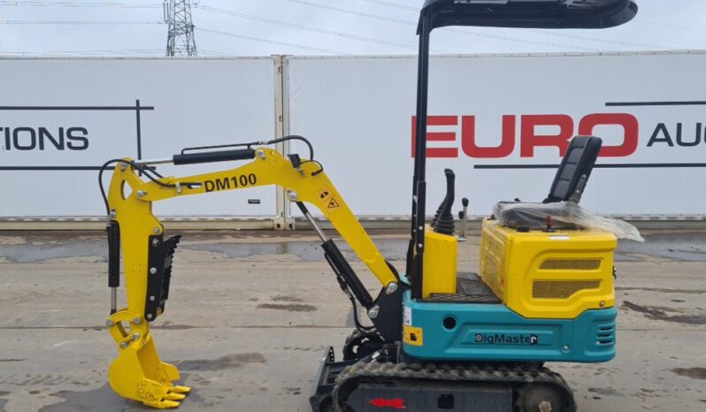 Unused 2024 DigMaster DM100 Micro Excavators For Auction: Leeds, UK – 30th April, 1st, 2nd & 3rd May 25 full