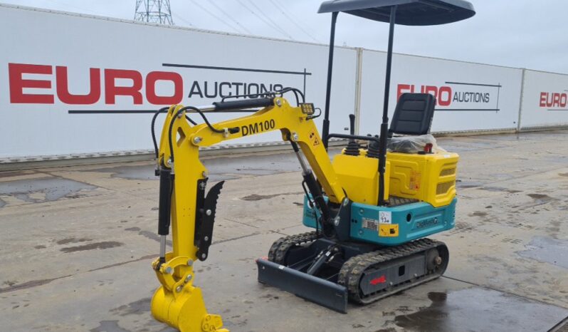 Unused 2024 DigMaster DM100 Micro Excavators For Auction: Leeds, UK – 30th April, 1st, 2nd & 3rd May 25