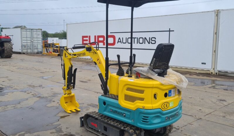 Unused 2024 DigMaster DM100 Micro Excavators For Auction: Leeds, UK – 30th April, 1st, 2nd & 3rd May 25 full