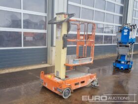 2019 Power Towers Ecolift Manlifts For Auction: Leeds, UK – 30th April, 1st, 2nd & 3rd May 25