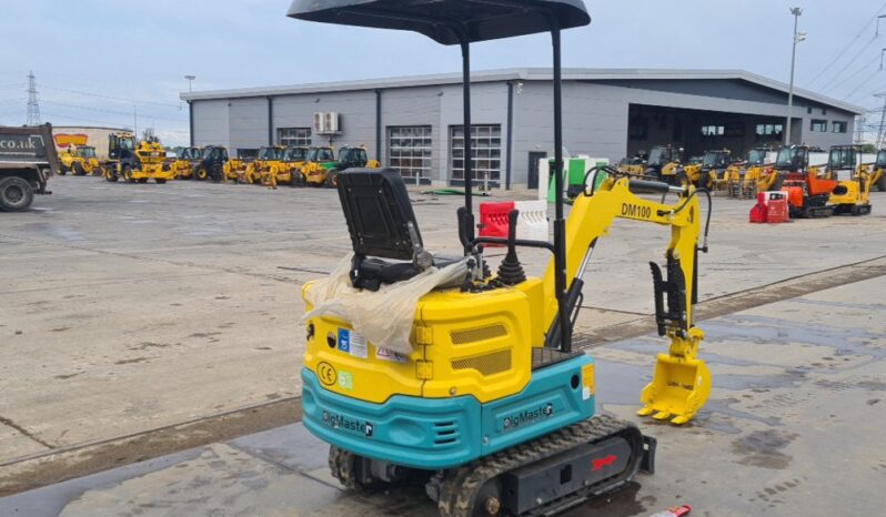 Unused 2024 DigMaster DM100 Micro Excavators For Auction: Leeds, UK – 30th April, 1st, 2nd & 3rd May 25 full