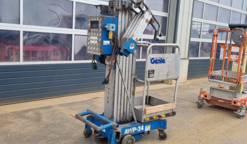 Genie AWP24 Manlifts For Auction: Leeds, UK – 30th April, 1st, 2nd & 3rd May 25