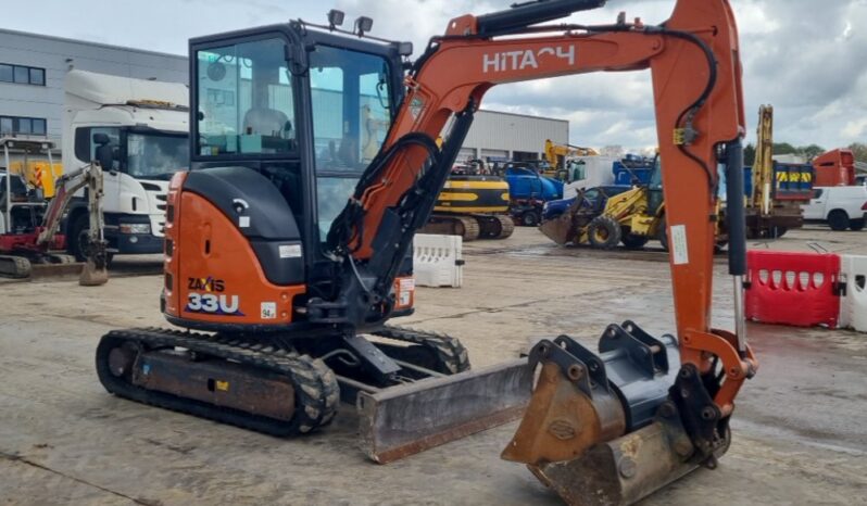 2024 Hitachi ZX33U-6-CX Mini Excavators For Auction: Leeds, UK – 30th April, 1st, 2nd & 3rd May 25 full