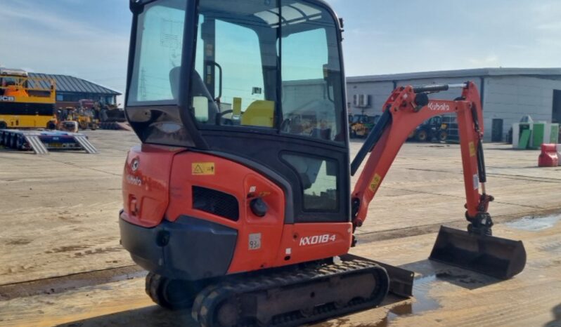 2019 Kubota KX018-4 Mini Excavators For Auction: Leeds, UK – 30th April, 1st, 2nd & 3rd May 25 full